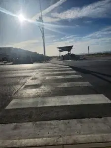 Crosswalk on Cimarron