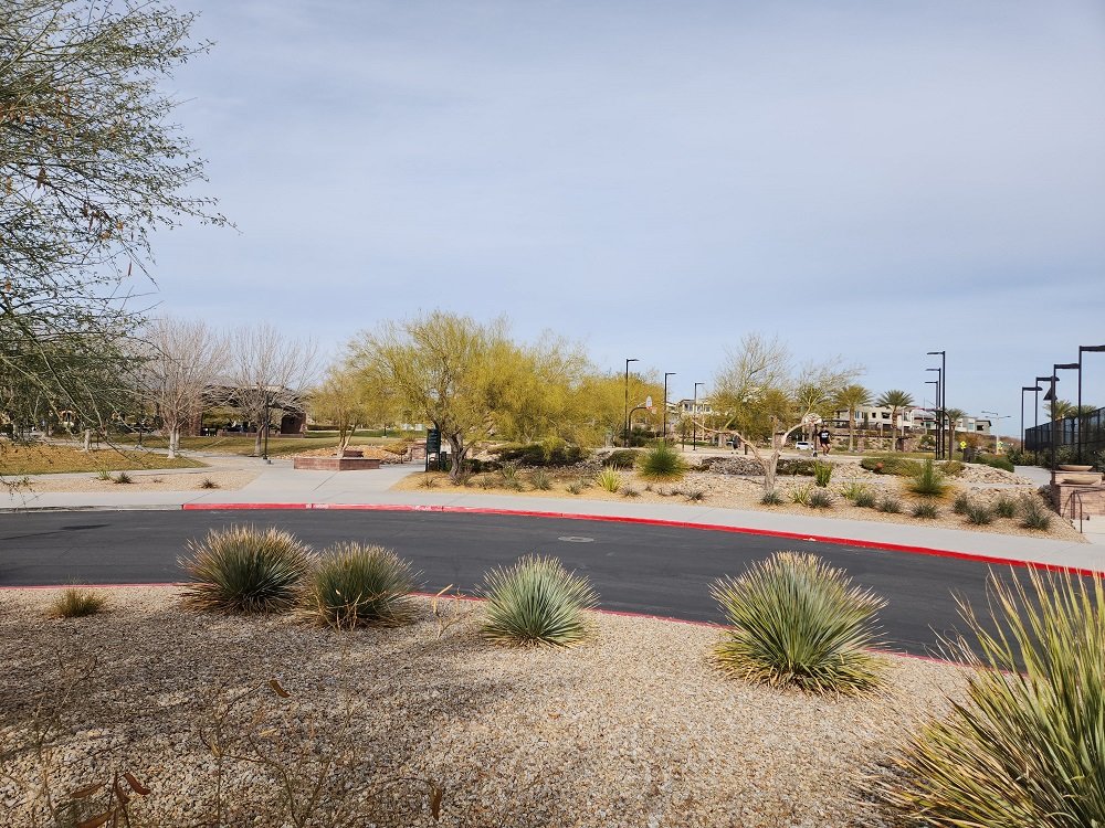 Southwest Las Vegas Running Routes go through many small parks