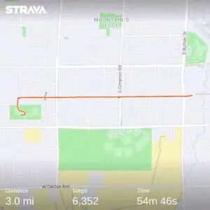 La Baron Paseo Trail Route Map