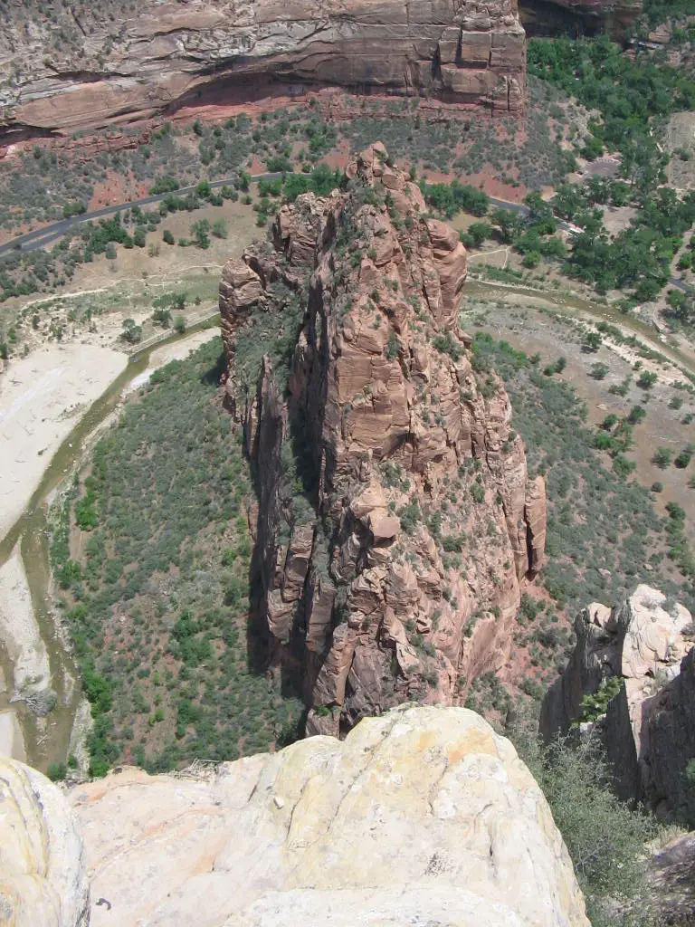 The view from Angel's Landing is stunning, but not the best choice for a Las Vegas to Zion National Park Day Trip