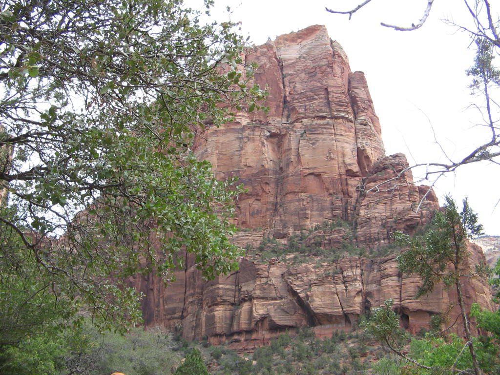 Las Vegas to Zion National Park Day Trip: a large mountain in Zion