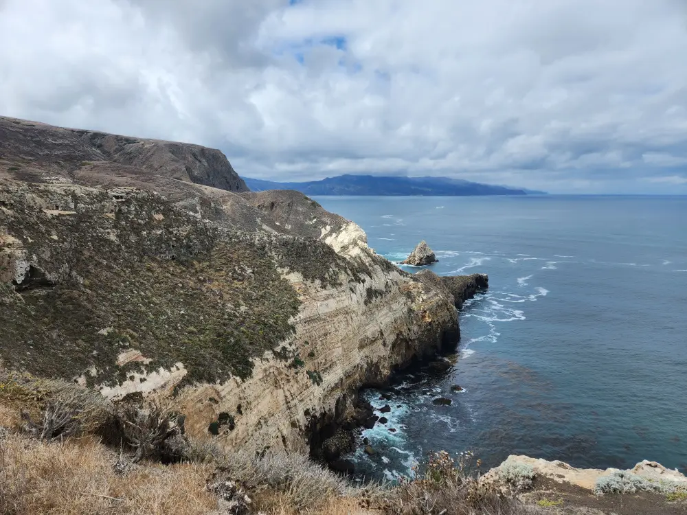 A view from Santa Cruz Island, part of Channel Islands National Park.