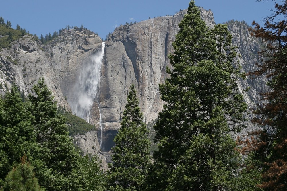 One of the waterfalls in Yosemite National Park