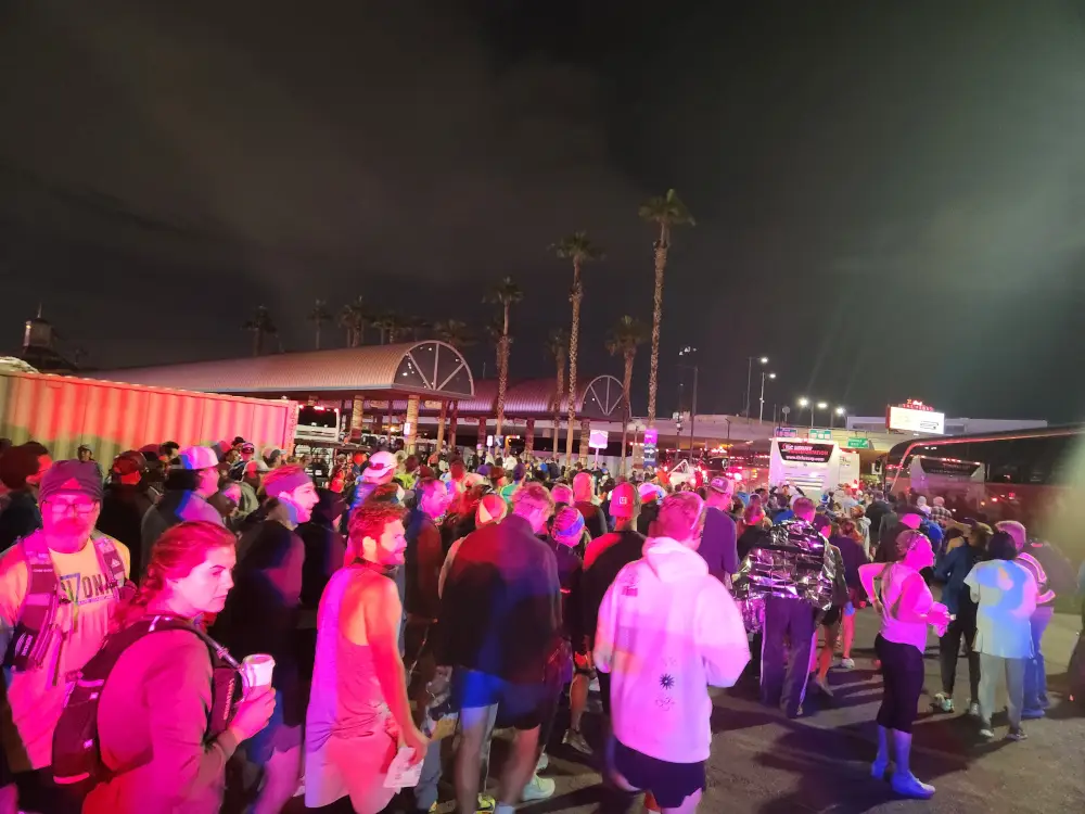 Staging at the LV Marathon