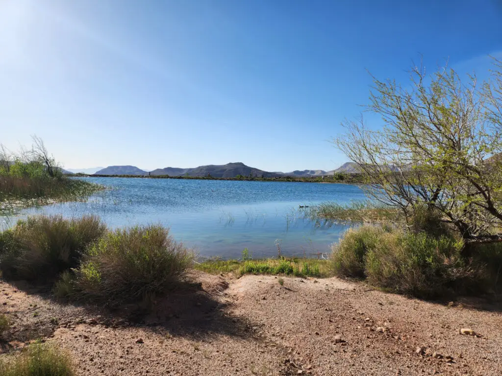 The Metro SAR 5K went by Lake Harriet, which isn't normally open to the public.