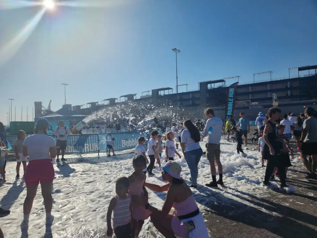 Bubble cannon at Las Vegas Bubble Run