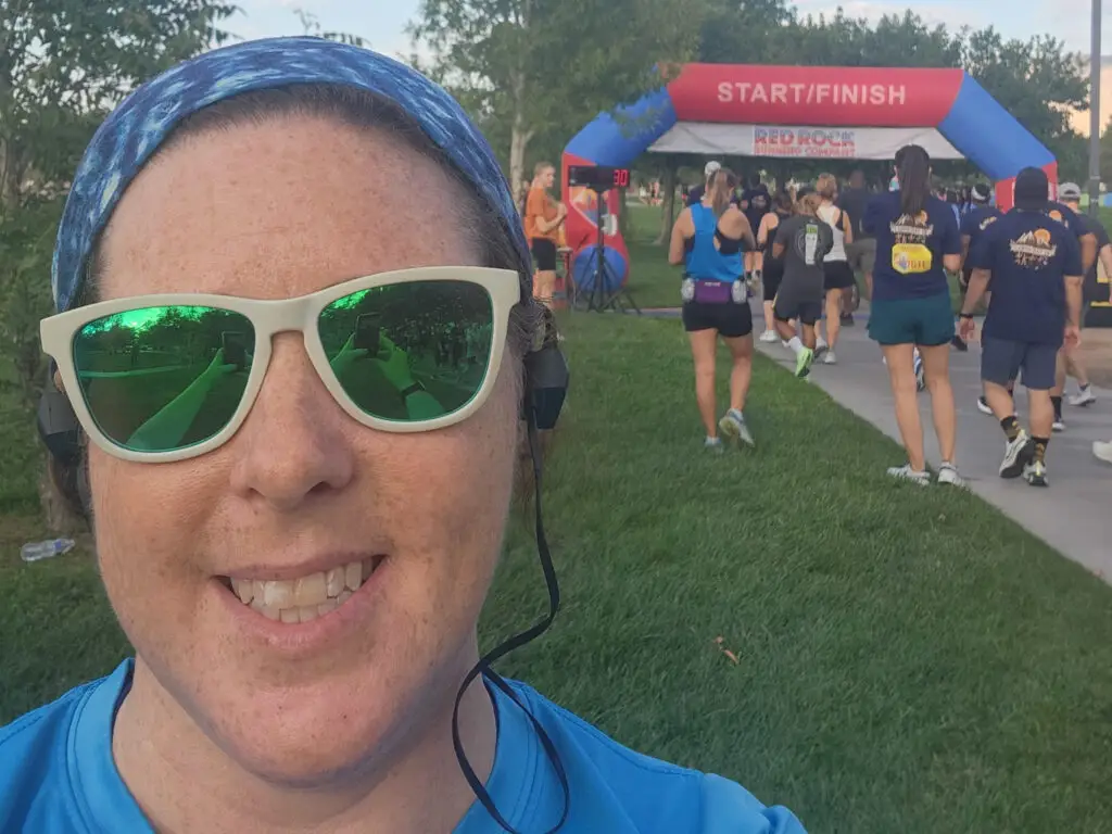 Start Line of RRRC Labor Day 5K