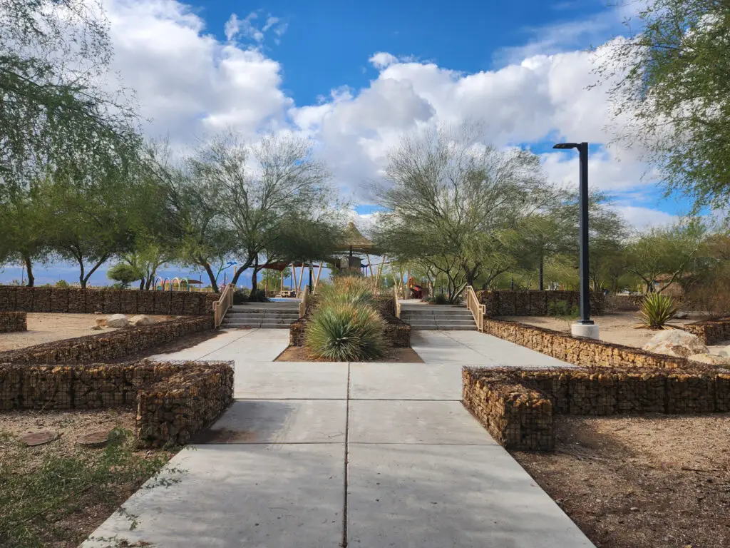 Charlie Frias Park Playground Entrance