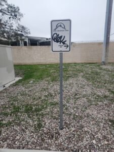 Lone Mountain Trail signage