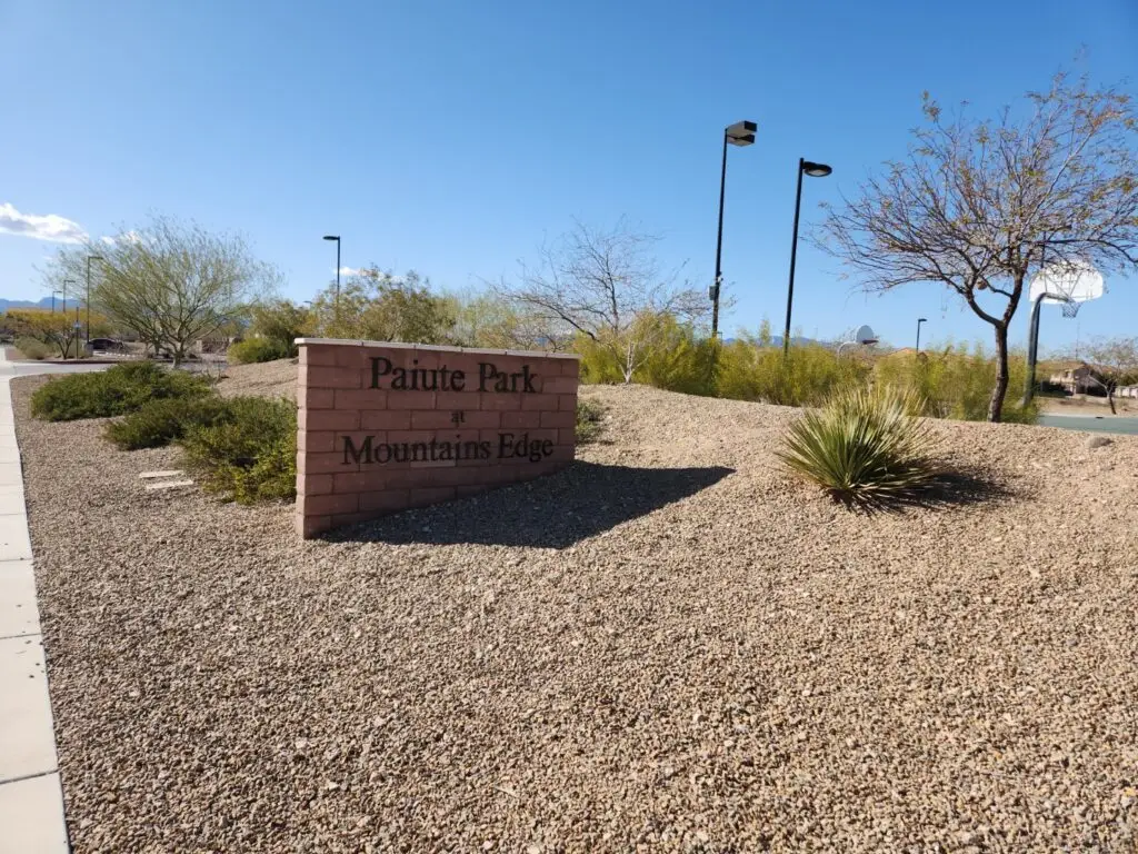 Paiute Park Walking Route