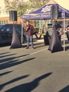 Michael Naft at the Special Olympics Torch Run