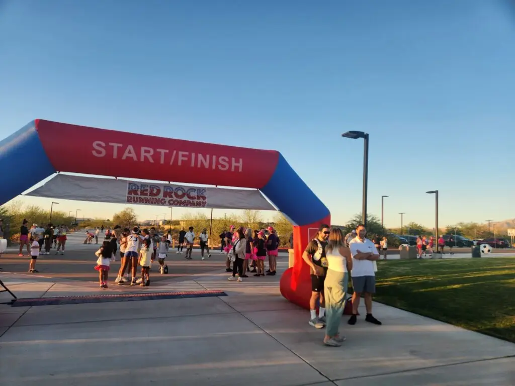 Girls on the Run Girl Power 5k in Las Vegas start